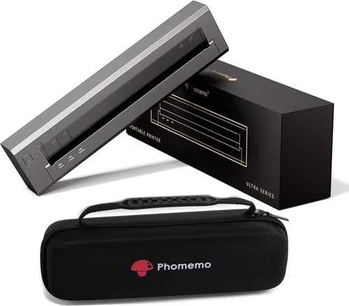 Vista 9 de Phomemo Impresoras portátiles inalámbricas G100 Pro AirPrint para viajes