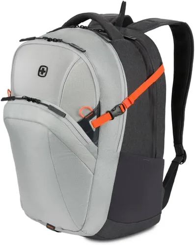 Vista 12 de SwissGear Mochila para laptop, Azul marino jaspeado