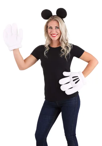 Vista 8 de Set de orejas y guantes de Mickey para mujer Multicolor