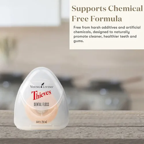 Vista 4 de Young Living Essential Oils - Hilo dental Thieves - 164 pies