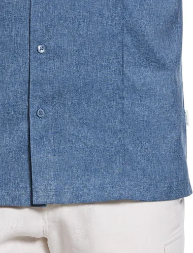 Vista 3 de Cubavera Camisa de manga corta de poliéster para hombre