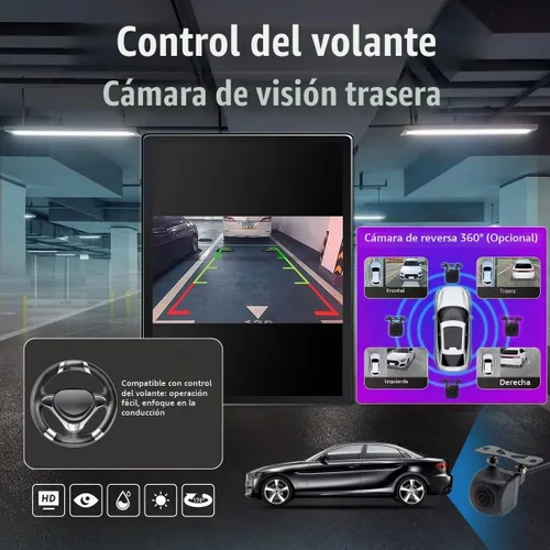 Vista 6 de Para Hyundai Sonata 2011-2014 Tesla Style Car CarPlay Android Navegación Automática Estéreo GPS Radio Cámara Inversa 9.7 "IPS Pantalla Táctil