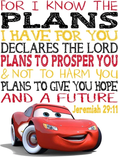 Vista 3 de Conjunto de 5 Impresiones Sin Marco de Coches de Pixie Paper para Guardería Cristiana, Lightning McQueen, Ramone, Doc Hudson, King 43 y Tow Mater
