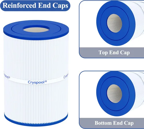 Vista 4 de Cryspool® 07018 Filtro compatible con CX250RE, Star-Clear C250, PA25-4, PA25-4/M4, C-7626, FC-1230, Cartucho de filtro de spa de 25 pies cuadrados