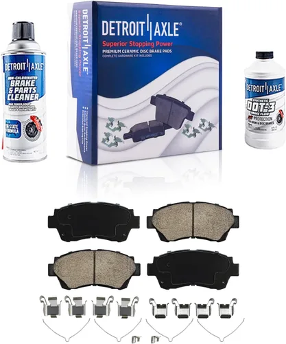 Vista 15 de Detroit Axle - Kit de freno delantero para Dodge Ram 1500 Durango Dakota Chrysler Aspen Dakota Driver Side Disco Freno Pinza de freno de cerámica