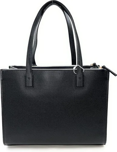 Vista 3 de Tory Burch Thea Pebbled Leather Tote, Negro