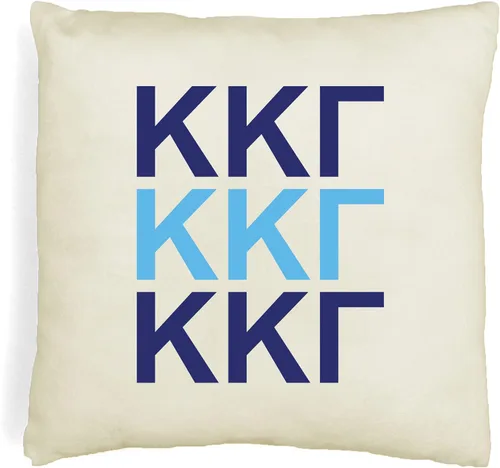 Vista 22 de sockprints Alpha Chi Omega - Funda de almohada con letras griegas de 18 x 18 pulgadas, fundas de almohada para hermandad de hermandad, almohada