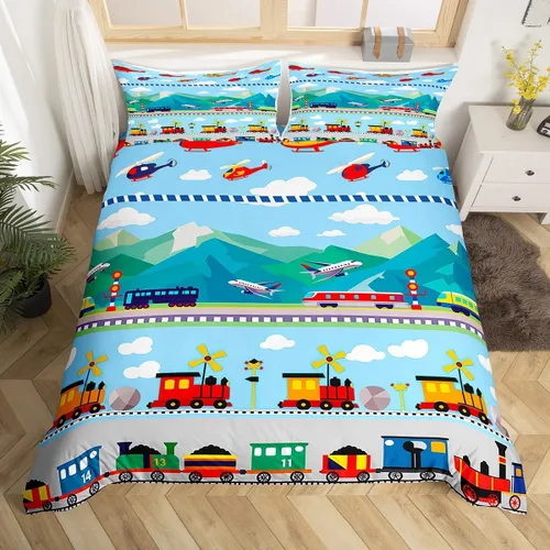 Vista 35 de Juego de ropa de cama Groovy de los años 60 y 70 para niños, funda de edredón retro de flores hippie para niños, adolescentes, vintage, bohemio