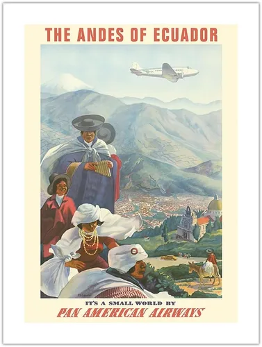Vista 9 de Paul George Lawler c.1939 - Póster de viaje de aerolínea vintage de Paul George Lawler c.1939 - Impresión de papel mate de arte fino (sin marco) 11