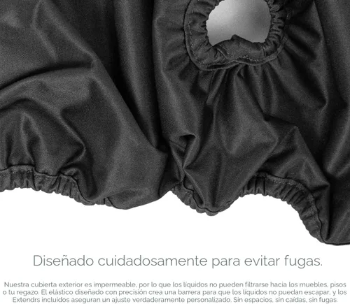 Vista 7 de [Usado] Pet Parents - Pañales lavables para perros (3 unidades), pañales duraderos y de alta calidad para machos y hembras