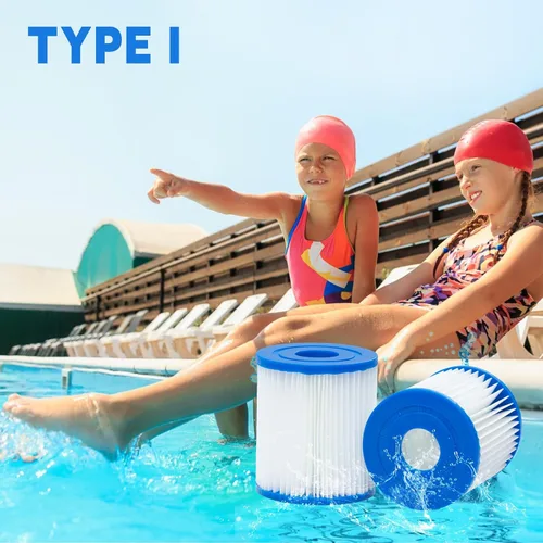Vista 5 de Filtro de piscina tipo I, cartuchos de filtro para tamaño 1, cartucho de filtro de tamaño I para piscinas, cartucho de filtro de bomba de 330 6