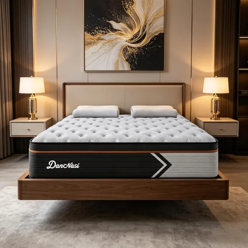 Vista 13 de Twin Mattress, 10 inch Twin Size Mattress Luxury Hybrid with Memory Foam & Pocket Springs for Dual Additional Support and Motion Isolation, Medium