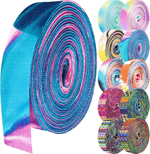 Vista 48 de 1.5 pulgadas Correa de nailon con patrón, correas de cinturón de nailon, correas para bolso, correas para mochila, cinturón de nailon