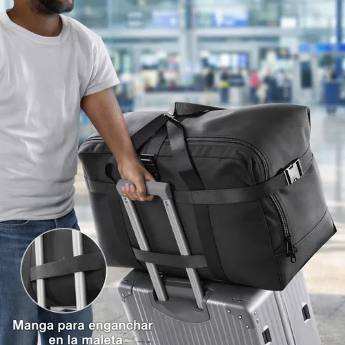 Vista 3 de Maletines de 50 libras para viajar a Cuba, bolso de viaje de 62 pulgadas plegable para viajes en avión y equipaje facturado, maletín de lona grande