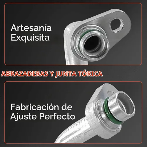 Vista 3 de A-Premium Conjunto de manguera de línea de descarga de A/C compatible con Nissan