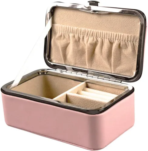 Vista 9 de PACKOVE Caja Joyero Organizador de Joyas Para Mujer Organizador de Almacenamiento de Joyas Portátil Miss