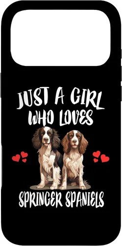 Vista 22 de Just A Girl Who Loves Springer Spaniels Dog Case for iPhone 17