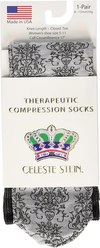 Vista 54 de Celeste Stein calcetines de compresión terapéutica, 15 a 20 mmHg, 1 par, CMPS2-1089, 1, 1