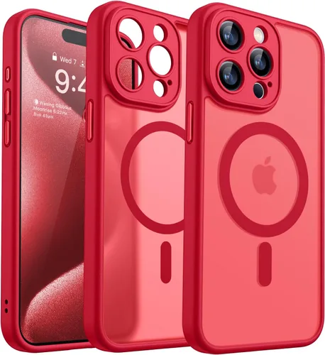 Vista 132 de CANSHN Funda magnética compatible con iPhone Air (6.5 pulgadas), mejorada [protección completa de la cámara] [compatible con Magsafe]
