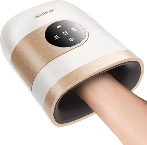Vista 8 de CINCOM Masajeador de Manos Mejorado, Masajeador de Manos Inalámbrico con Calor y Compresión para Artritis, Túnel Carpiano y Articulaciones Rígidas