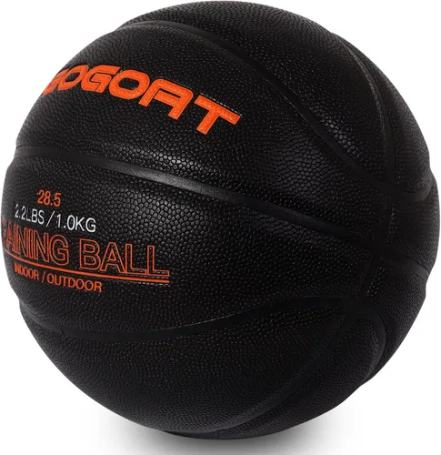 Vista 2 de 3LBS/2.2LBS 29.5"/28.5" Weighted Heavy Basketball Training Equipment for in& Outdoor Improving Handling Dribbling, Passing&Rebounding Skills