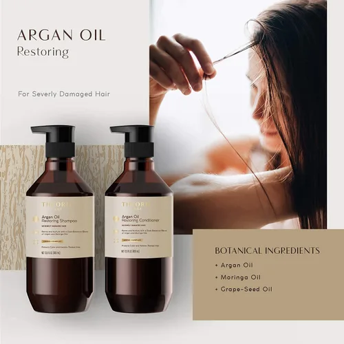 Vista 6 de Shampoo reconstructor con aceite de argán Theorie