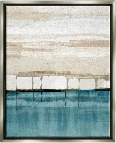 Vista 13 de Stupell Industries Arte Giclée enmarcado de abstracción de paisaje moderno por Flora Kouta Stupell Industries White, 11 x 14 Inches, Easy to