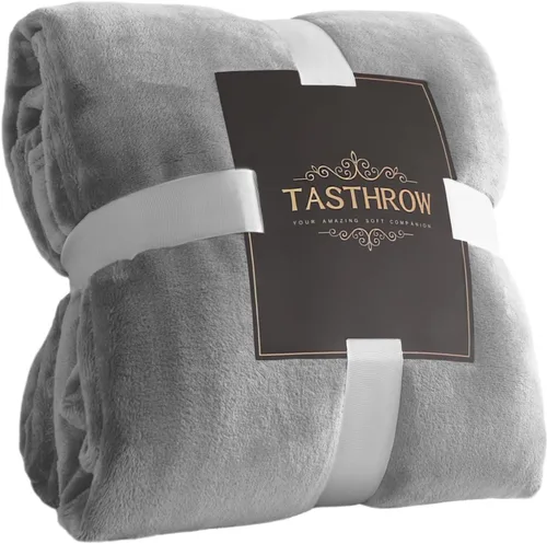 Vista 16 de TASTHROW - Manta decorativa de vellón de franela, grande, acogedora, ligera, gruesa, para todas las estaciones, adecuada para mujeres, hombres