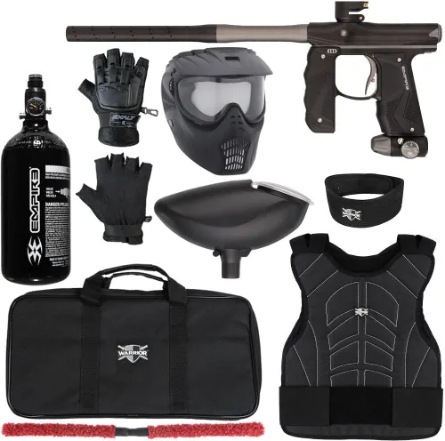 Vista 4 de Action Village Empire Mini GS TP Nivel 1 Kit de pistola de paintball protector
