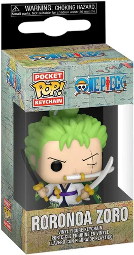 Vista 2 de Funko Llavero Pop! One Piece - Roronoa Zoro