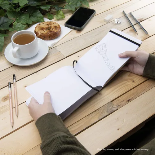 Vista 5 de Cuaderno de bocetos Travelers Dot Grid Pentalic Art, libre de ácidos