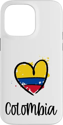Vista 21 de Colombia Heart Art Cool South America Spanish Colombian Gift Case for iPhone 17