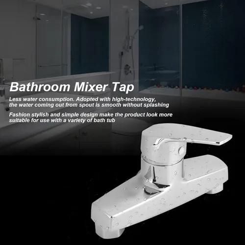 Vista 5 de KIMISS Grifo mezclador de ducha RV - Grifo termostático externo de aleación de zinc para bañera de baño - Válvula de ducha de baño de una sola
