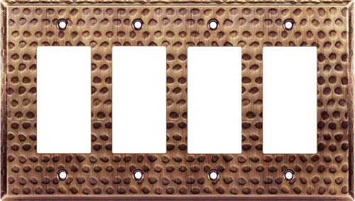 Vista 31 de LIDER Placa decorativa de pared de metal para interruptor o receptáculo, cubierta de salida de acero inoxidable, resistente a la corrosión