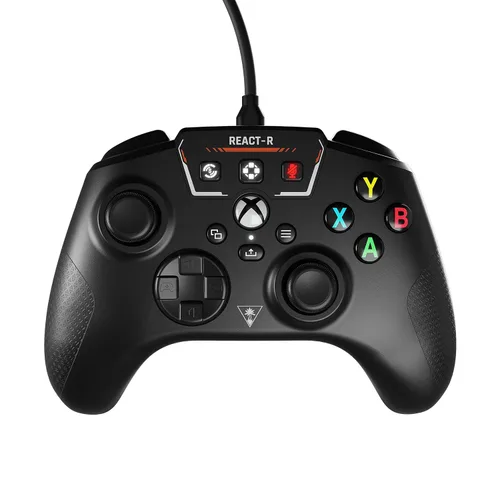 Vista 2 de Turtle Beach REACT-R Controller Wired Game Controller Xbox Series X, Xbox Series S, Xbox One & Windows Audio Controls, Mappable Buttons, Textured