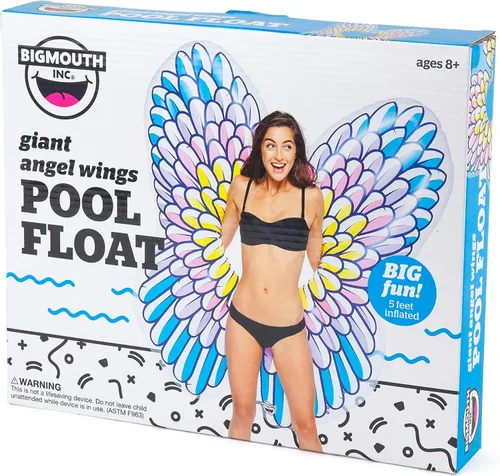 Vista 3 de BigMouth Inc Giant Blow Up PooI Fioat, lindo flotador místico para niñas, tubo de anillo de vinilo de verano para fiesta de natación