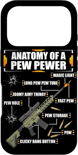 Vista 30 de Anatomy of a Pew Pewer - Carcasa para iPhone 17