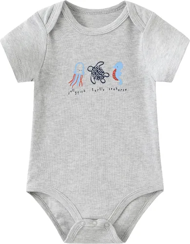 Vista 37 de Conjunto de canastilla para bebé, 9 piezas, conjunto de mamelucos y pantalones, conjunto de regalo unisex para bebé