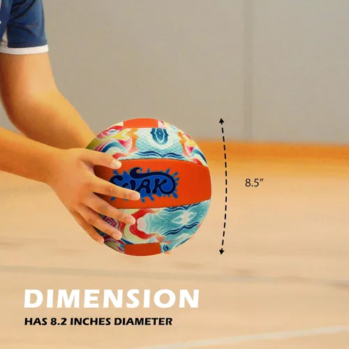 Vista 5 de SOAK Balón de voleibol de playa suave, brilla por la noche, pelota de voleibol impermeable para interiores y exteriores para adultos, adolescentes