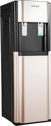 Vista 9 de Dispensador de enfriador de agua de carga inferior para botellas de 5 galones, enfriador de agua de acero inoxidable con 2 ajustes de temperatura