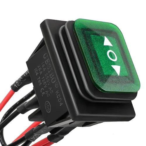 Vista 8 de interruptores DPST AC/DC 20A-125V, 16A-250V, 30A-24V, 35A-12V, IP66 impermeable encendido-apagado, relleno de pegamento impermeable, interruptor