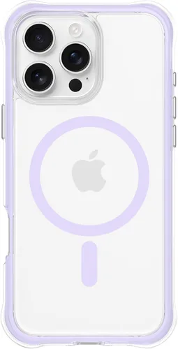 Vista 32 de ORNARTO Air Case para iPhone 16 Pro Max Transparente, Compatible con MagSafe, Funda de Protección contra Caídas de Grado Militar con Air-Pink Rosa