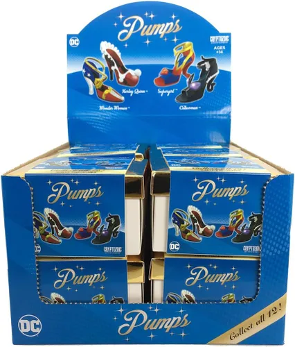 Vista 4 de Cryptozoic DC Pumps Series 1 - Vinilo ciego en caja coleccionable