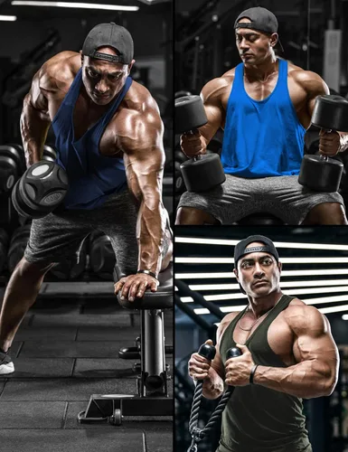 Vista 5 de DEMOZU Camiseta sin mangas para hombre con espalda en Y para culturismo, entrenamiento muscular, atletismo, correr, playa, gimnasio, paquete de 1
