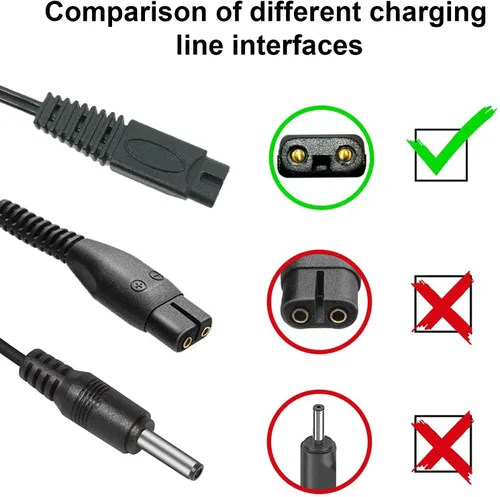 Vista 4 de LinMei - Cabezal de repuesto para máquina de afeitar eléctrica de 1ª generación, compatible con microrecortadora de 1ª generación, para hombres