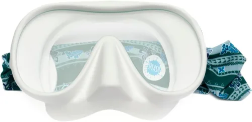 Vista 7 de Splash Place Máscara de natación para adultos con correa de tela Gafas de natación para adultos con cubierta para la nariz, hipoalergénicas,