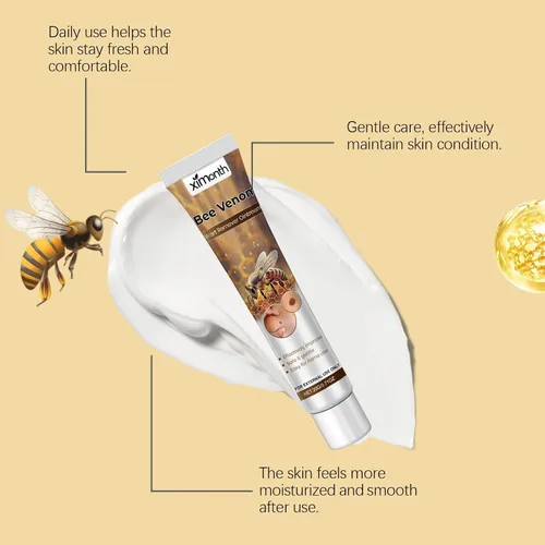 Vista 4 de Crema de veneno de abeja de acción rápida para verrugas, removedor de verrugas de ácido salicílico, indoloro y no irritante, aerosol de tratamiento