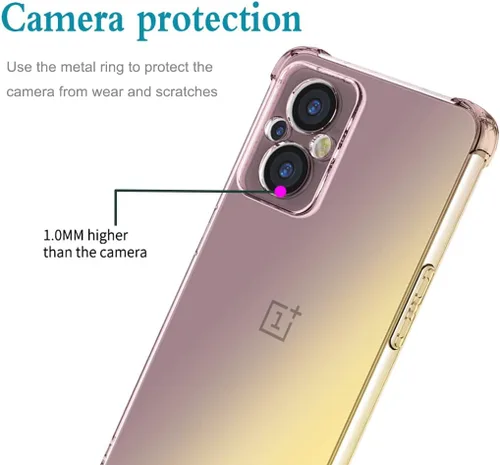 Vista 4 de OnePlus Nord N20 5G - Funda protectora para teléfono (negro/dorado)