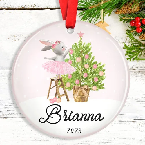 Vista 19 de Adornos de Navidad personalizados para camión volquete, adorno personalizado para bebé, adornos para árbol de Navidad para niños, adornos de camión