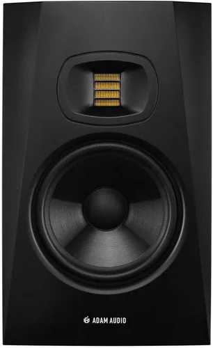 Vista 2 de Adam Audio Monitores de estudio T7V con auriculares, soportes y cables de micrófono